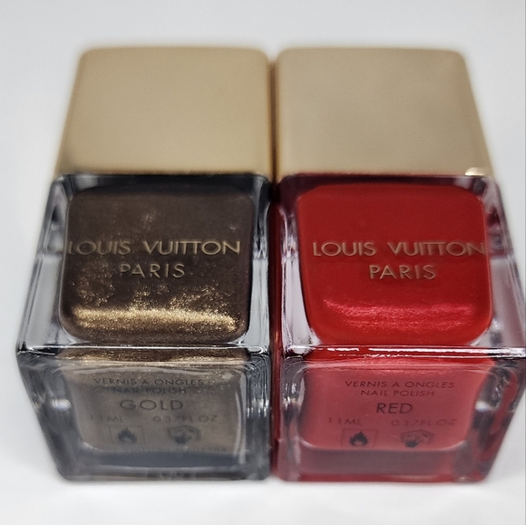 Rare Authentic Louis Vuitton nail polish VIP Japan Red Gold Vernis - Picture 8 of 8